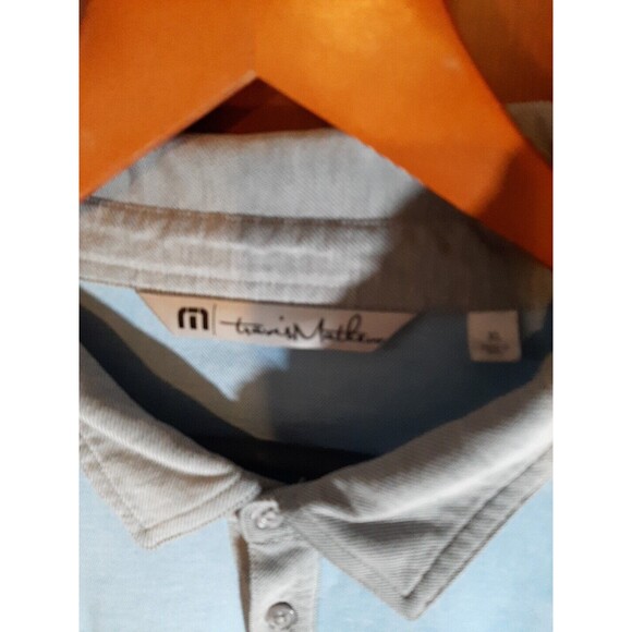 Travis Mathew Men's Size XL Polo Golf Shirt 1/4 Button Pima Cotton Super Soft - Picture 2 of 10